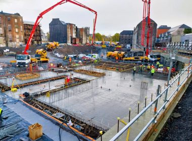 First Main Concrete Pour for Project Opera Basement