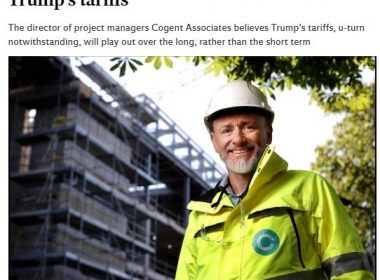 Cogent’s Anthony McCarthy Talks to the Sunday Independent
